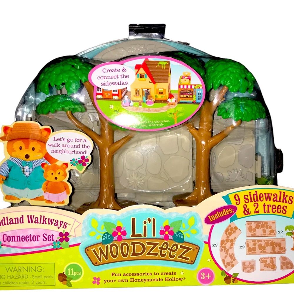 Li’l Woodzeez woodland walkways connector set
